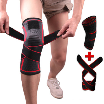 Tampons de genou de sport Moulange d&#39;alponction extérieur Cycling Fitness Sptretable Stretch Stretch Silicone Protective Gear
